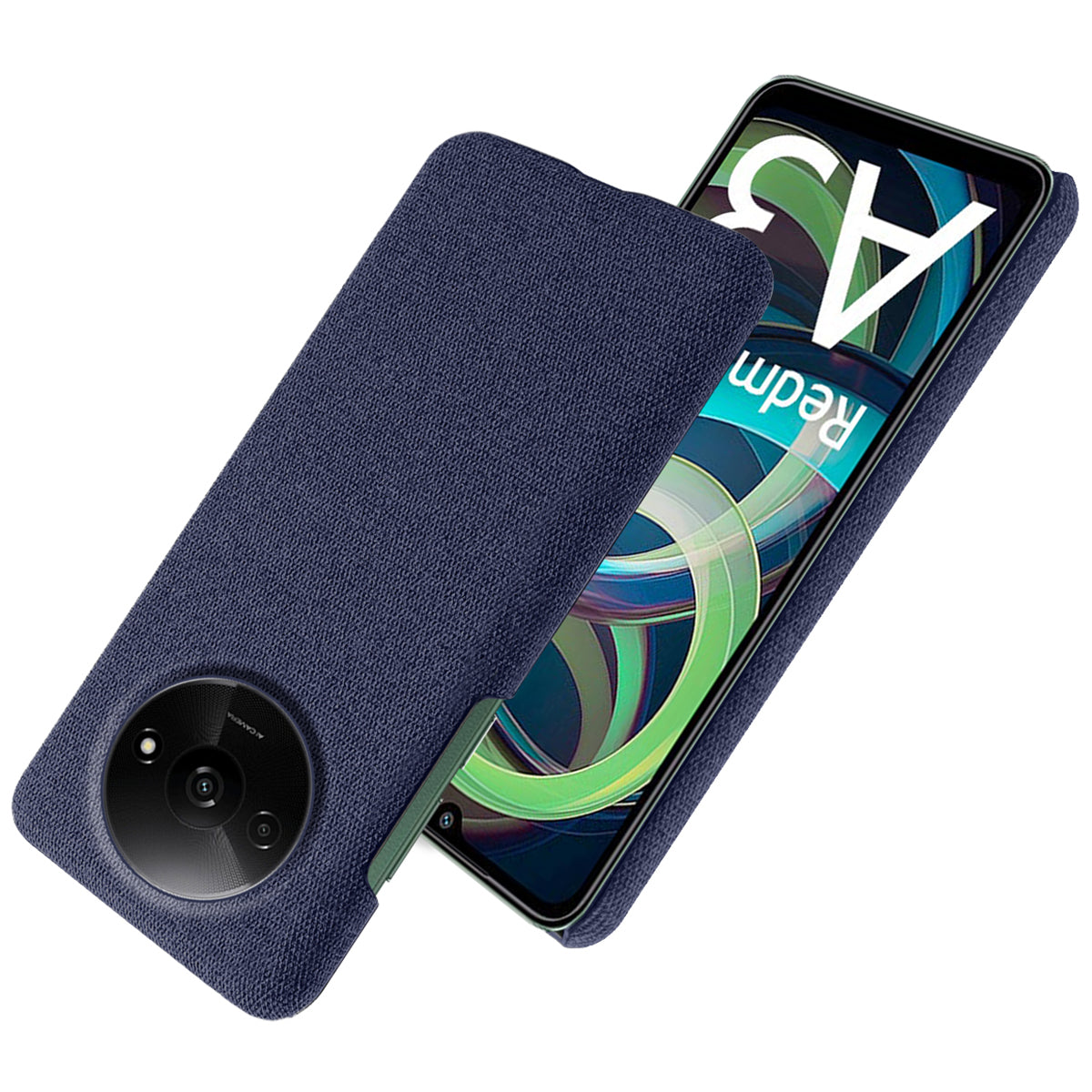For Xiaomi Redmi A3 / Poco C61 4G Cell Phone Case Cloth+PC Drop-resistant Cover For Xiaomi Redmi A3 / Poco C61 4G Cell Phone Case Cloth+PC Drop-resistant Cover